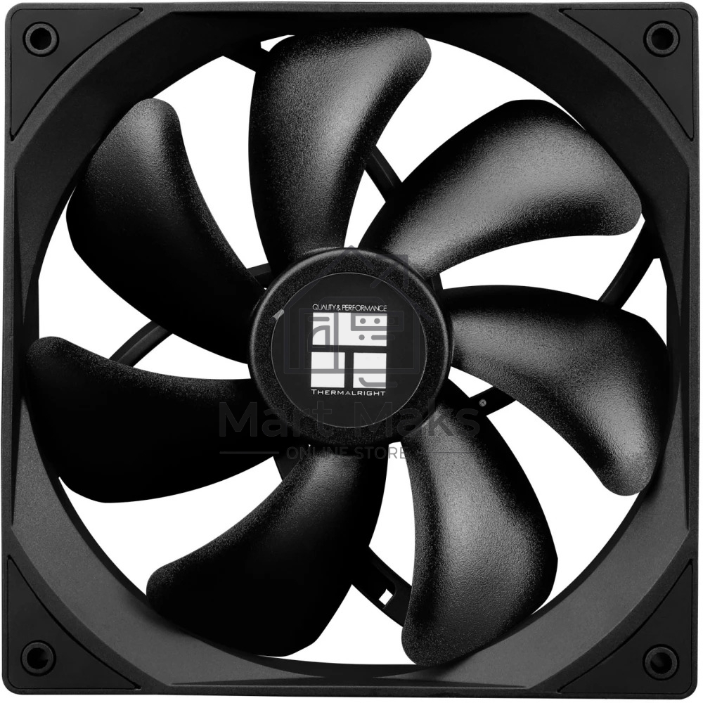 Кулер для корпуса Thermalright TL-C14C черный (140x140x25mm, 4-pin PWM, 75.8CFM, 26.4dBA, 1500RPM)