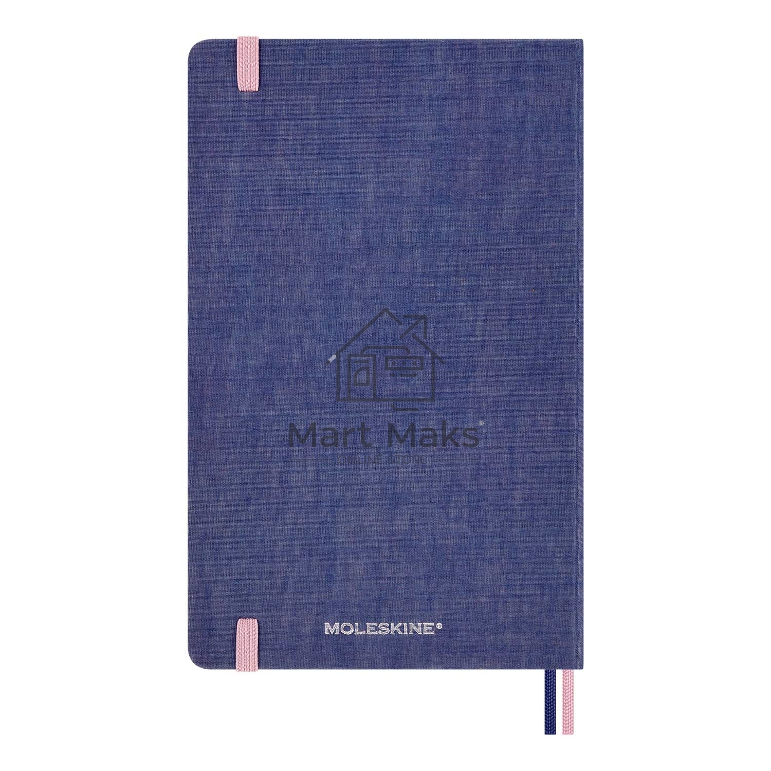 Блокнот Moleskine LIMITED EDITION SAKURA LESU08QP060BOX Large 130х210мм, обложка текстиль, 176 страниц, линейка, твердая обложка, подарочная коробка, синий, 2025