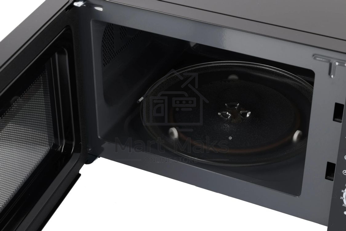 Микроволновая печь Hyundai HYM-M2058 черный, 20 л, 700 Вт, переключатели - поворотный механизм
