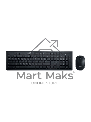 Комплект клавиатура+мышь Smartbuy 206368AG беспроводной, USB, 1600 DPI, чёрный