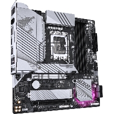 Материнская плата Gigabyte B760M AORUS ELITE WIFI6E GEN5, LGA 1700, Intel B760, 4xDDR5, 4xSATA, 2xM.2, 1xPCIe 5.0 x16, 1xPCIe 4.0 x16, 1xHDMI, 1xDP, 1x2.5Gb LAN, Wi-Fi 6E, Bluetooth 5.3, 1xUSB-C 20Gbps, 1xUSB-A 10Gbps, 3xUSB-A 5Gbps, 4xUSB-A 2.0, 3x3.5 мм + S/PDIF оптический, 7.1, mATX