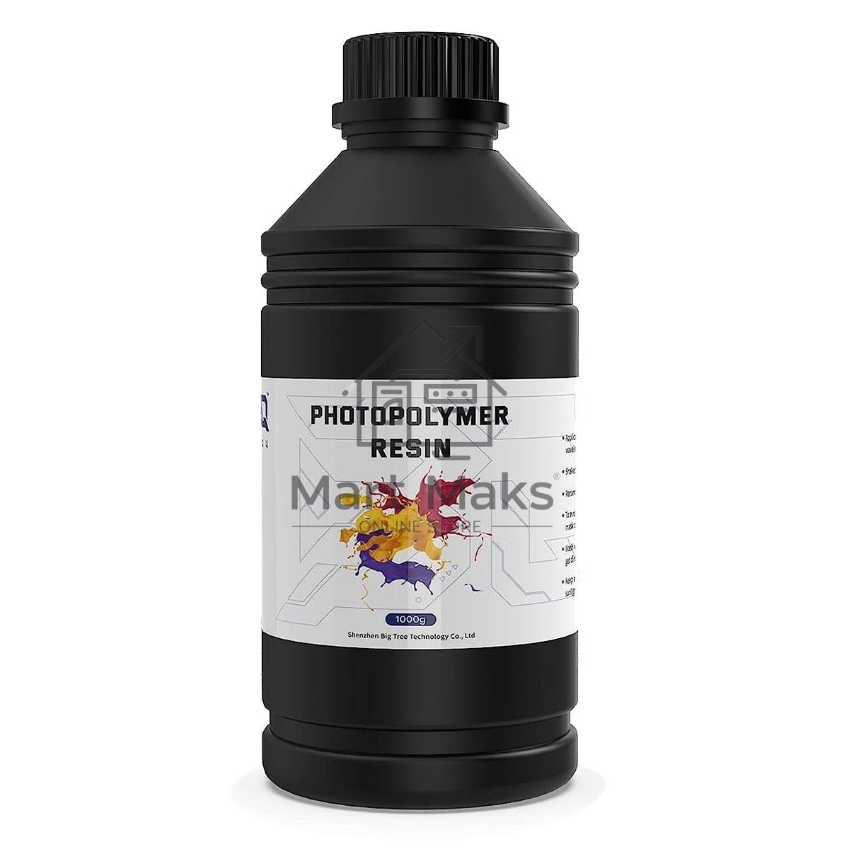 Фотополимерная смола BIQU ABS Resin Light Blue 1000ML