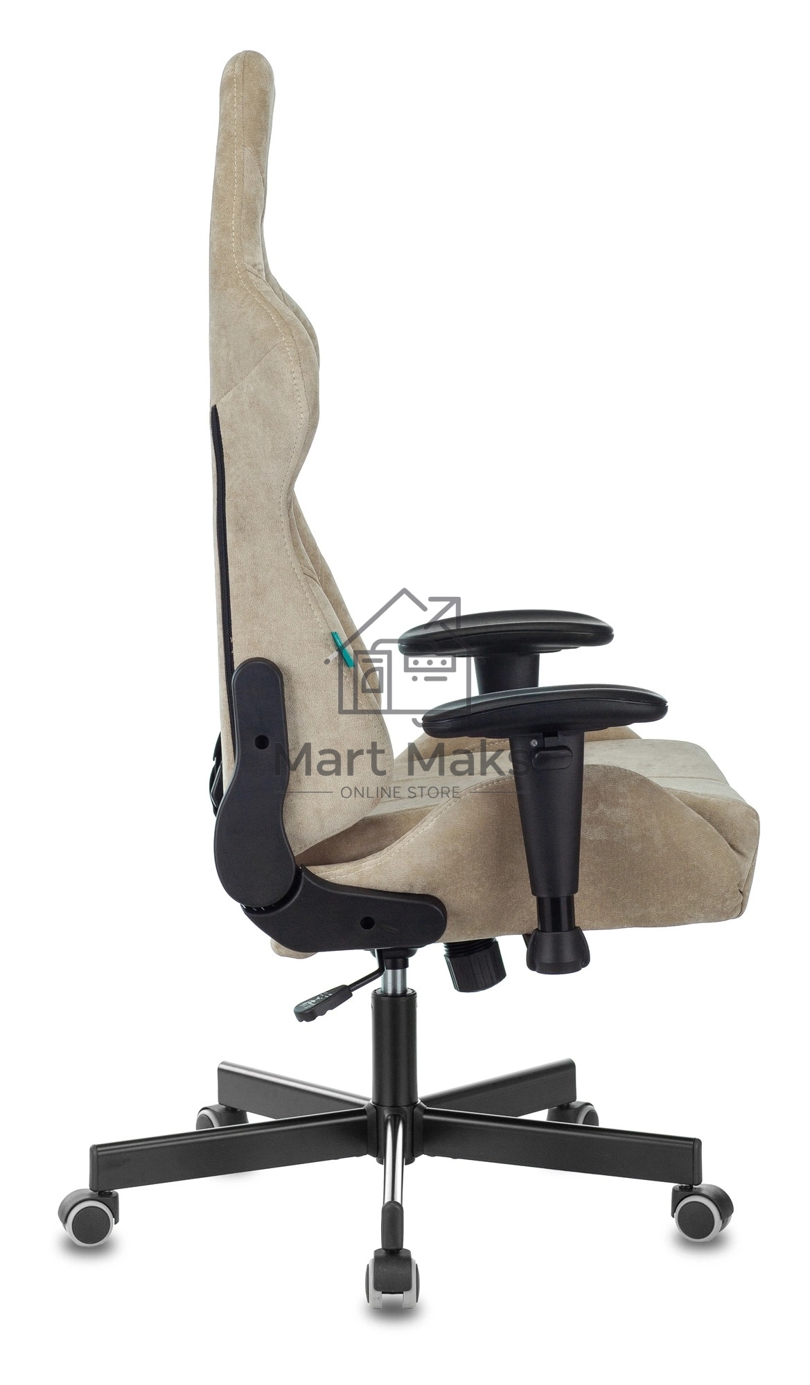 Кресло игровое Бюрократ VIKING KNIGHT LT21 FABRIC песочный крестовина металл/пластик