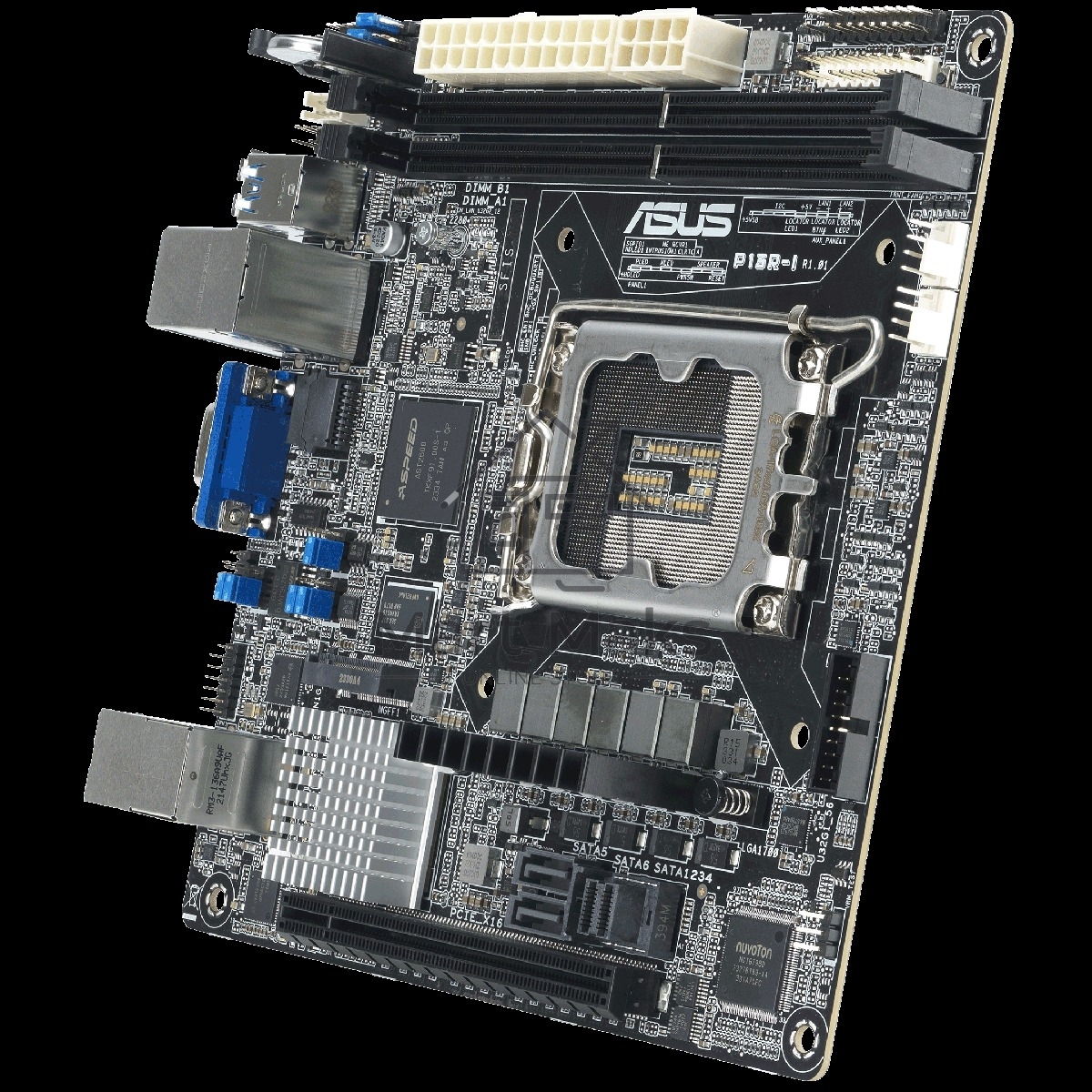 Материнская плата ASUS P13R-I LGA1700 mini-ITX 2xDDR5 PCIEx16 M.2 VGA 2xGLAN 