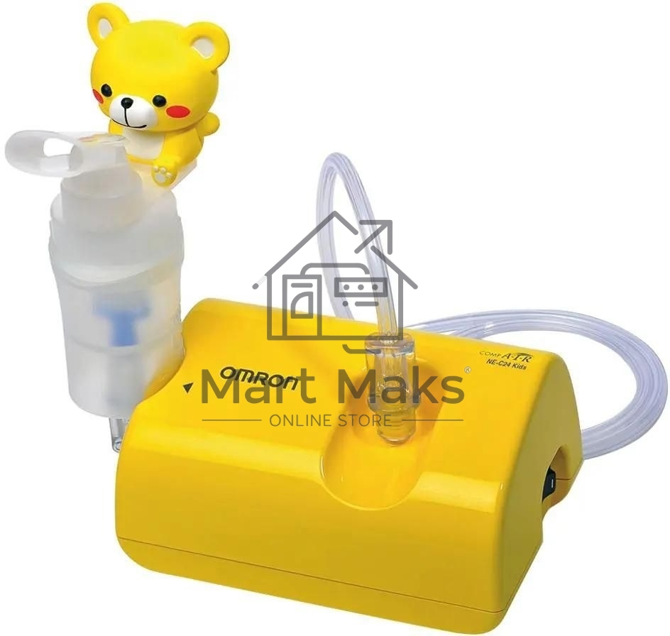 Ингалятор OMRON NE-C24 Kids компрессорный, детский, желтый