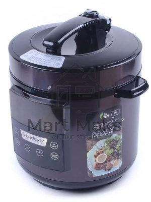 Мультиварка-скороварка Endever VITA 98 черный/сливовый электрическая Endever Vita 98