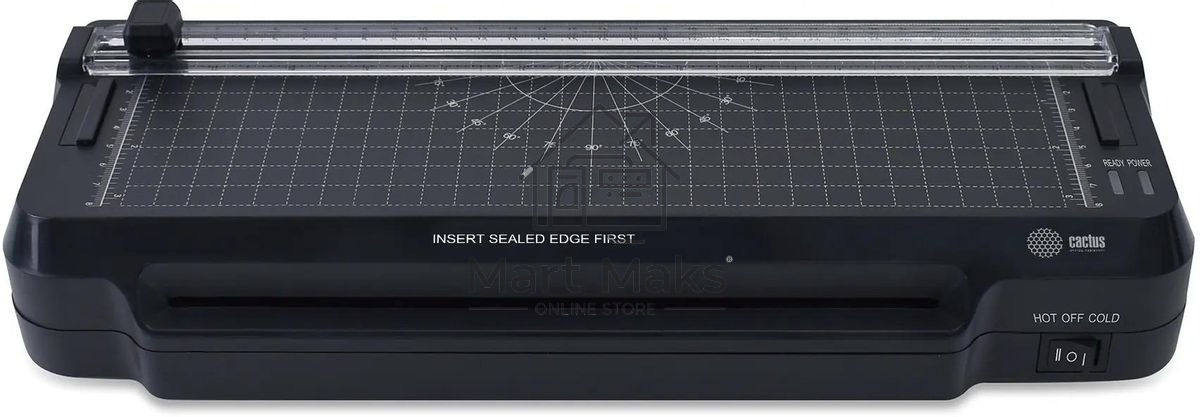 Ламинатор Cactus CS-LAB-F1 черный A4 (70-125мкм) 25 см/мин (2 вал.) хол. лам. лам. фото