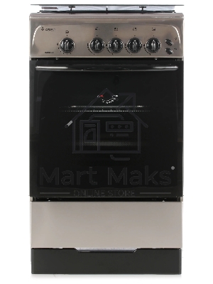 Плита газовая Gefest ПГ 3200-06 К62 серебристый, конфорок 4 шт, духовка 42 л, 50 см x 85 см x 57 см