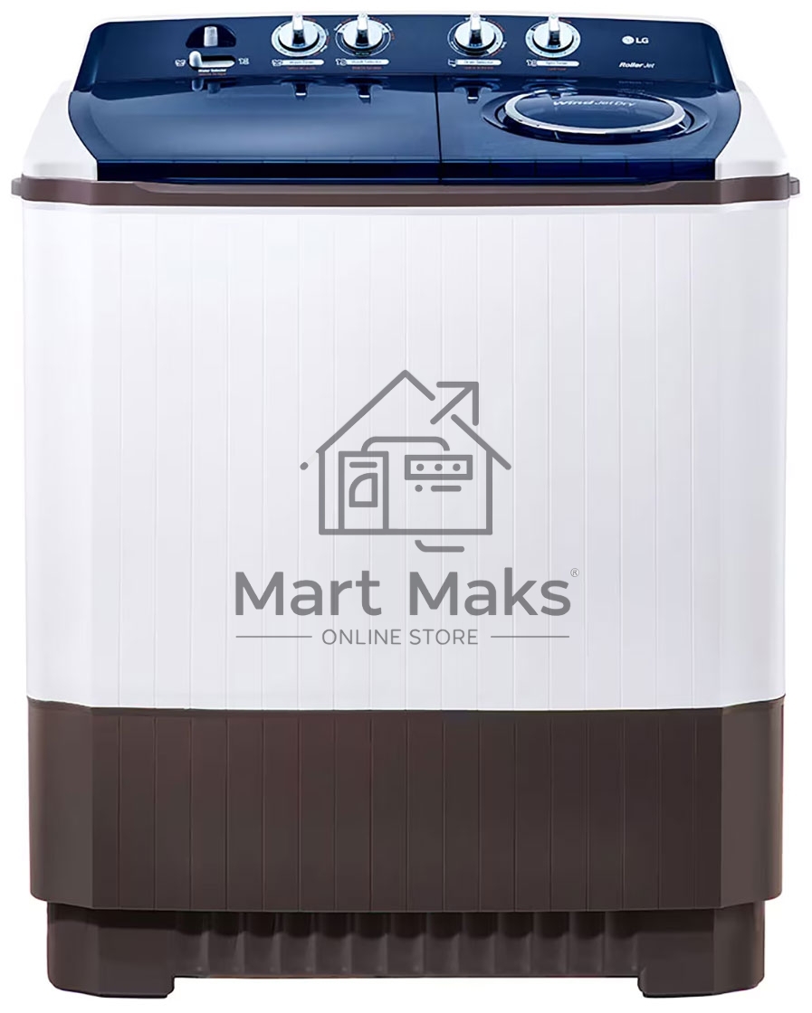 Стиральная машина LG P1461RWPL белый/синий, загрузка вертикальная 13 кг