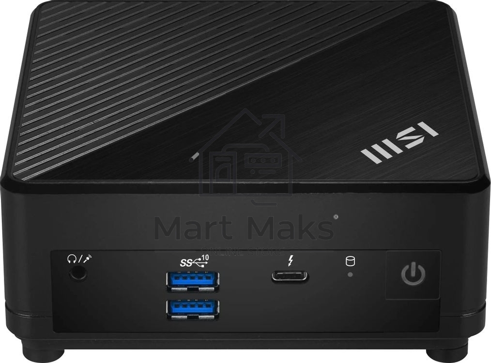 Неттоп MSI Cubi 5 1M-460BRU Core 7 150U (1.8) Graphics CR без ОС 2xGbitEth WiFi BT черный (936-B0A821-460)