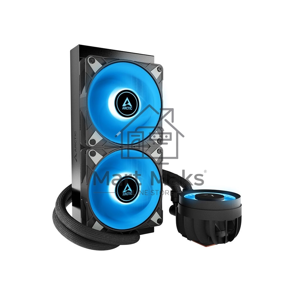 Жидкостная система охлаждения Arctic Liquid Freezer III 240 A-RGB черный, 120 мм, алюминий, 2800 об/мин, 25 дБ, 4 pin, 250 Вт