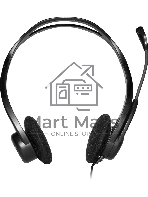 Наушники с микрофоном Logitech 960 черный 2.4м накладные оголовье (981-000100)