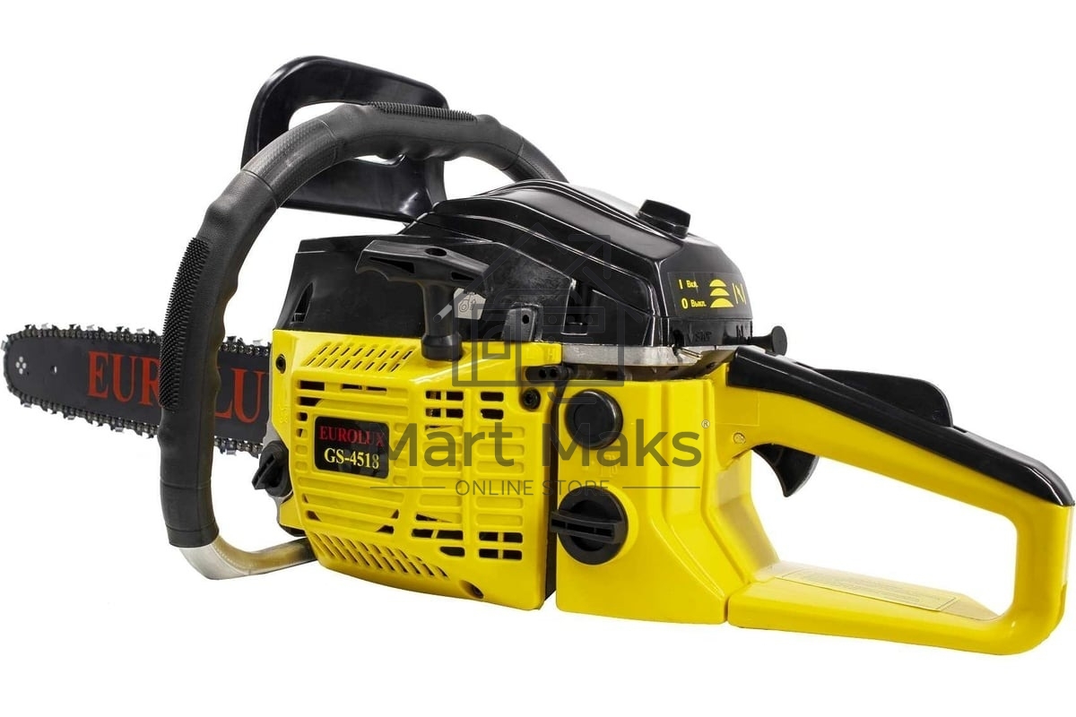 Бензопила Eurolux GS-4518 черный/желтый 70/6/25