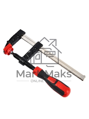 Струбцина F-образная усиленная Deli DL110515Z 150x50 мм, макс. усилие зажима 2000N, резьба 12мм