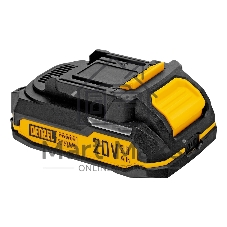 Машина шлифовальная Denzel эксцентриковая аккумуляторная CROSH-20-125, Li-Ion, 20 В
