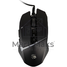 Мышь проводная A4Tech Bloody W60 Max черный, 10000 dpi, USB, кнопки - 10