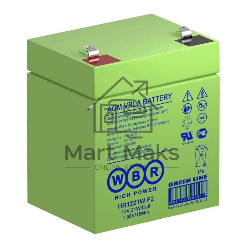 Батарея WBR HR 1221W (12V 5Ah) F2