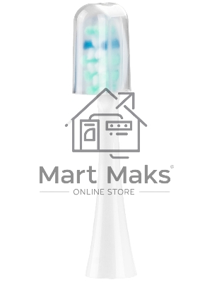 Сменные насадки к зубной электрической щетке Galaxy Line GL4992, белый, мягкая жесткость щетины, 2 сменных насадки-щетки, 2 защитных колпачка