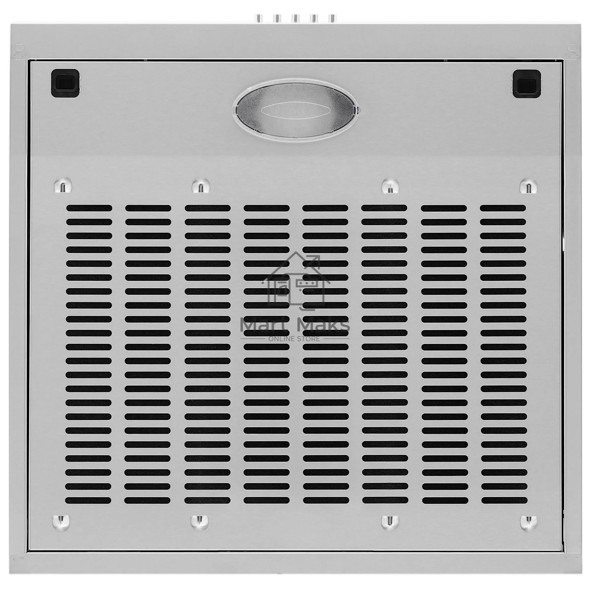 Вытяжка подвесная Krona Briana 500 Inox PB нержавеющая сталь, 49.5 см, 460 куб. м/ч, 42 дБ
