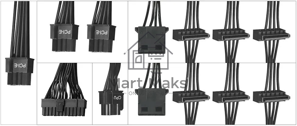 Блок питания Digma ATX 700W DPSU-700W-WH RTL, 700Вт, 80 PLUS белый, 120мм черный