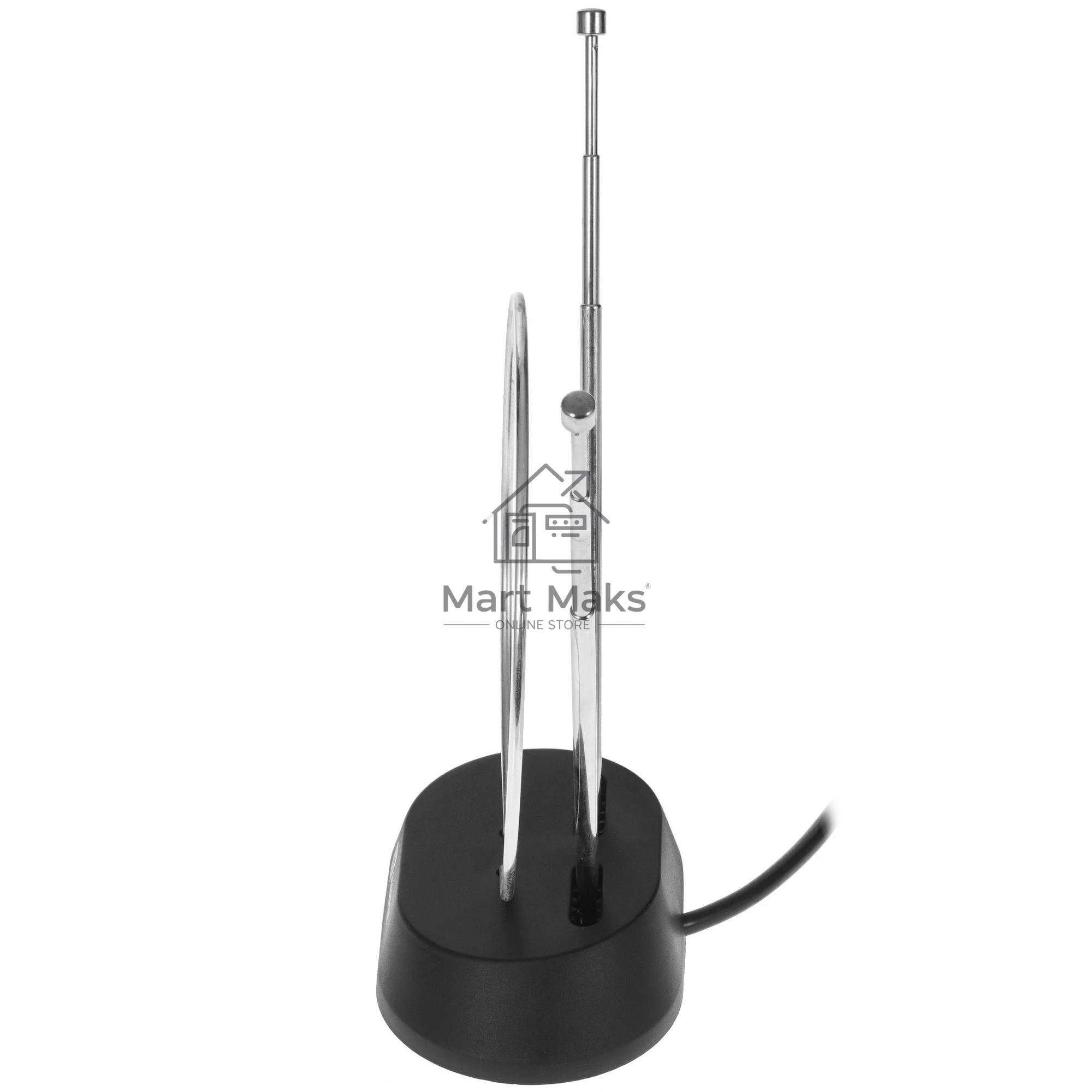 Телевизионная антенна Harper ADVB-2111 (комнатная, пассивная;DVB-T2; VHF / UHF (174–230 MHz, 470-862 MHz); 20 dB; 75; 3dB; 1 м)