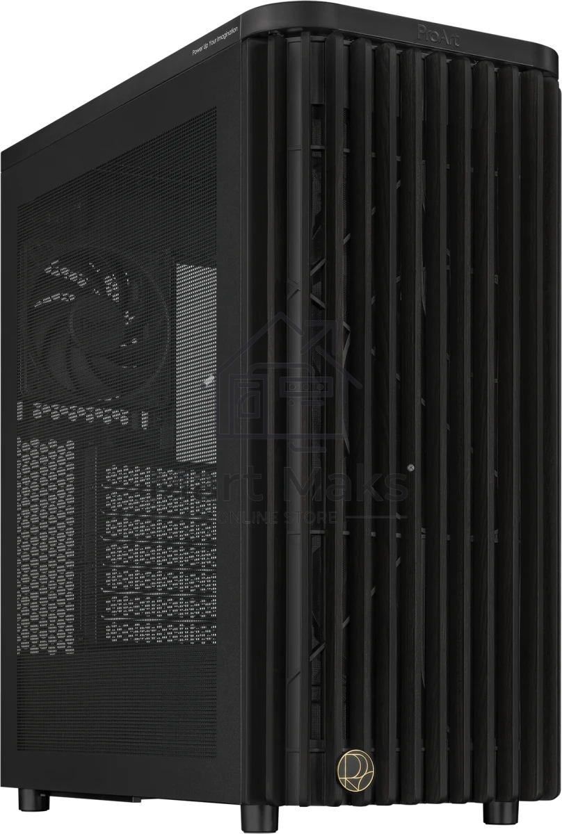 Компьютерный корпус ASUS PROART PA401 WOOD MESH PWM черный