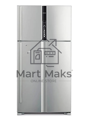 Холодильник Hitachi R-V910PUC1 BSL серебристый бриллиант двухкамерный инвертер 514/186л морозилка сверху, No Frost