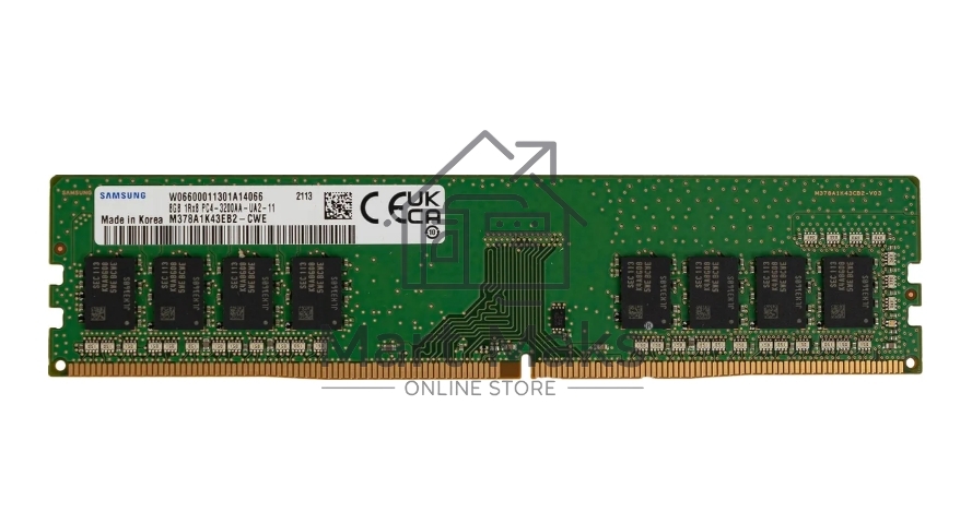 Оперативная память Samsung, DDR4, 8GB (1x8GB), 3200MHz, CL21, DIMM, OEM