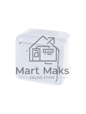 Электроустановочные изделия Legrand Legrand 782300 Выключатель одноклавишный Quteo IP44 (Белый)