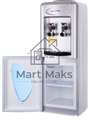 Кулер Aqua Work 0.7-LDR напольный электронный серебристый