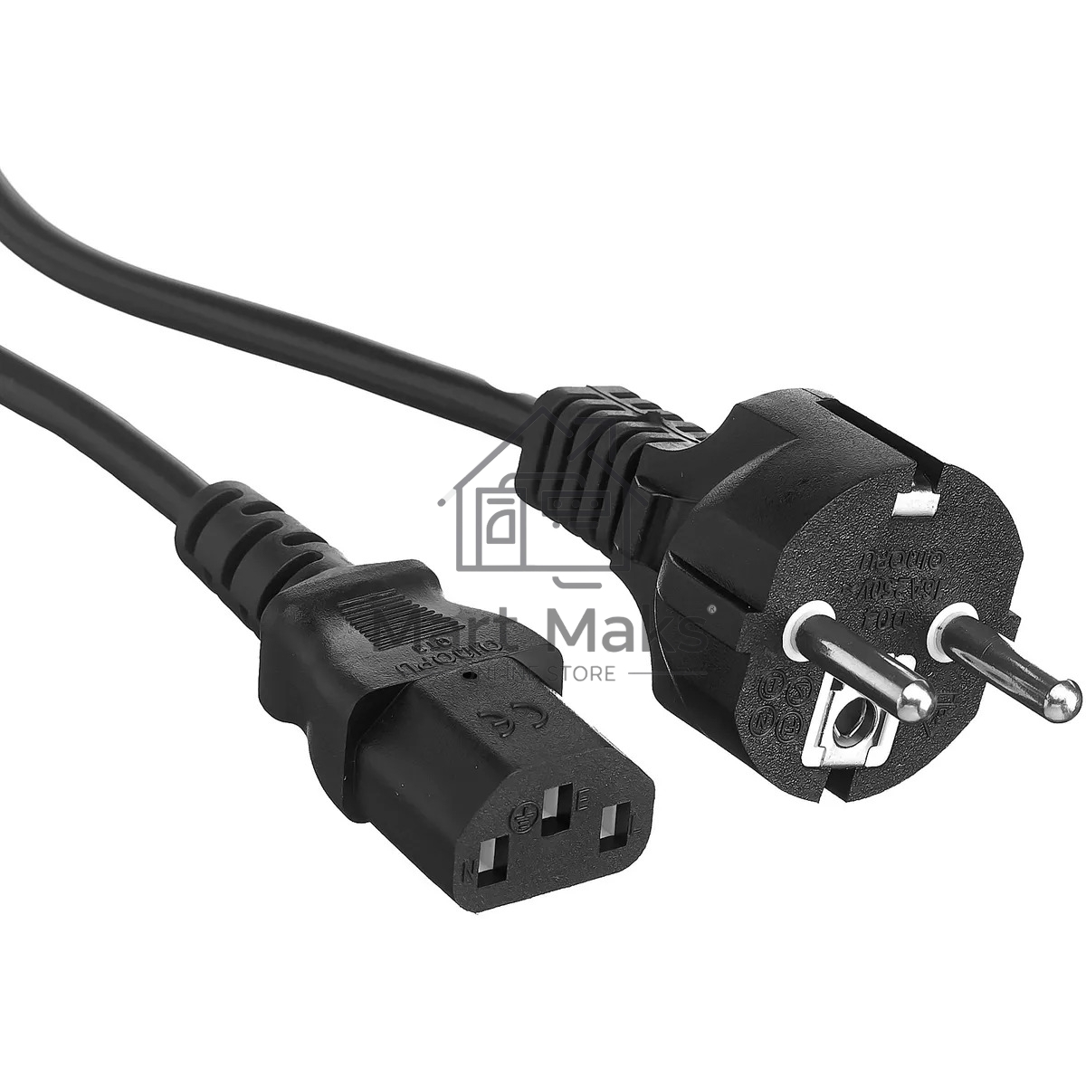 Шнур сетевой Rexant СЕЕ 7/7 (Schuko) – IEC 320 C13 3x1,0мм², длина 1,8м