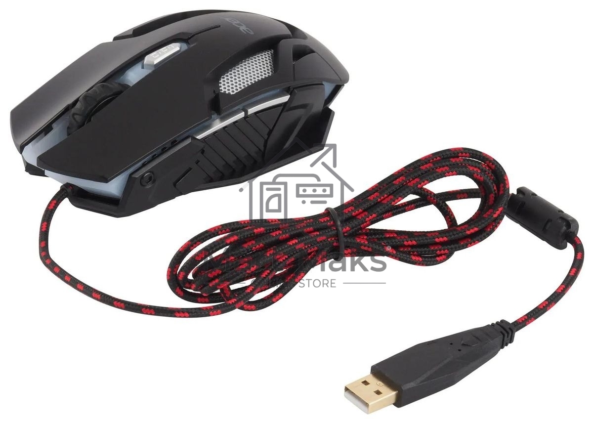 Мышь Acer OMW125 черный оптическая (3200dpi) USB (6but)
