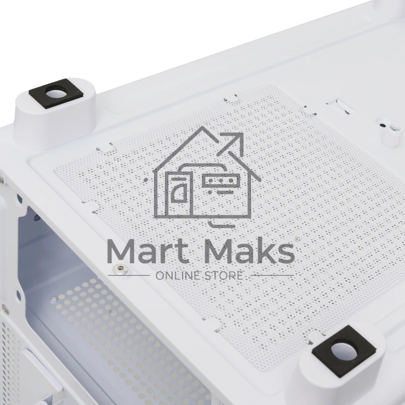 Компьютерный корпус HSPD M510, Mesh Mid Tower, белый, TG, 0.5 SPCC, 4x120мм ARGb ATX, mATX, mITX 180/280/160мм 1x2.5