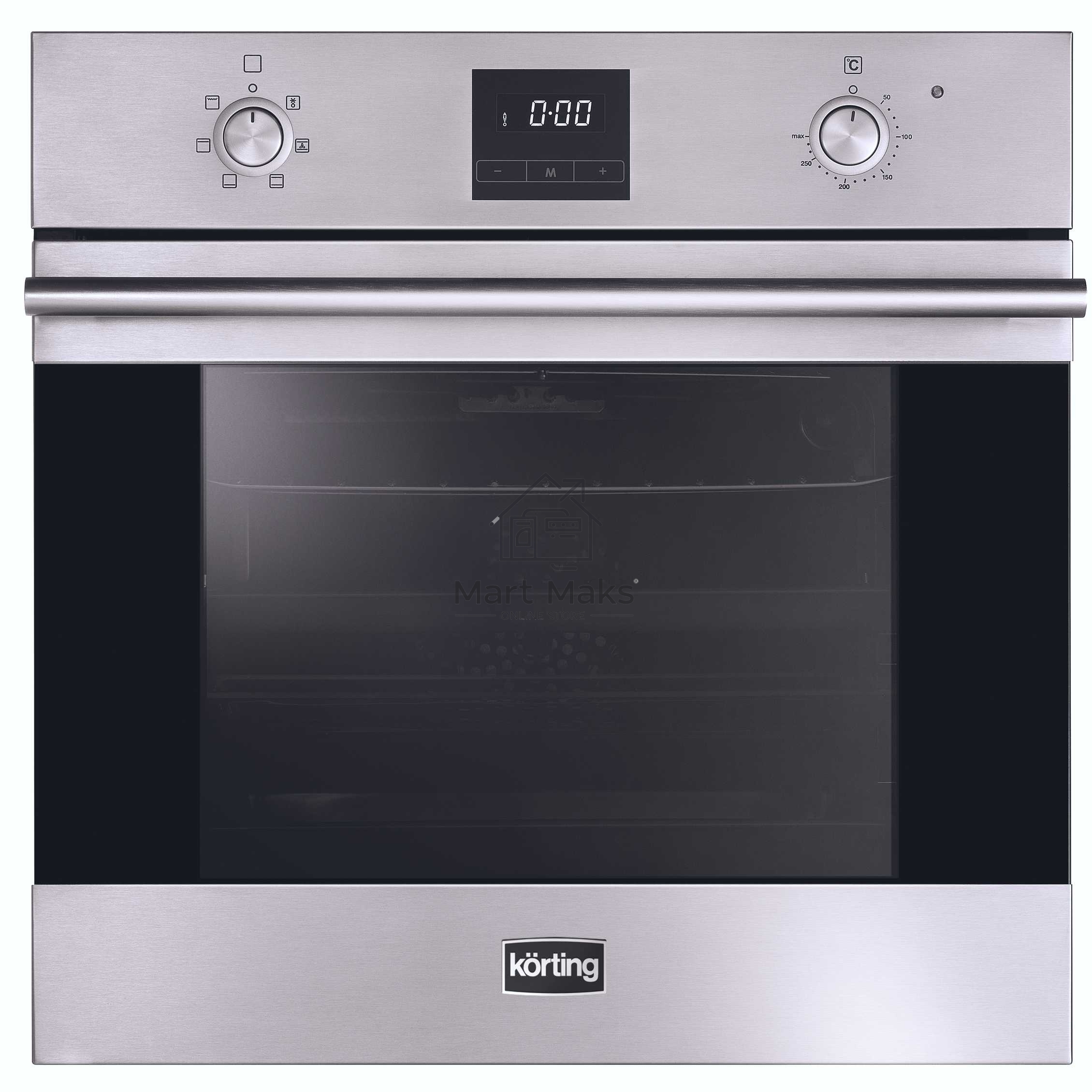 Духовой шкаф электрический Korting OKB 561 CFX Дизайн: Crystal. Цвет: Нержавеющая сталь. Дисплей: LED дисплей белого цвета. Тип управления: Сенсорное управление Touch Control. Тип таймера: Электронный с отключением. Регуляторы: Утапливаемые. Цвет регуляторов: Нержавеющая сталь. Ширина (см): 60. Объем (литров): 67. Класс энергопотребления: A. Мощность подключения (кВт): 2,1. Телескопические направляющие: Одноуровневые телескопические направляющие. Количество режимов: 6. Режимы нагрева: Конвекционная разморозка, Вехний и нижний нагрев с конвекцией, Традиционный нагрев, Нижний нагрев, Верхний нагрев, Гриль. Количество стекол дверцы: Три стекла. Внутренняя эмаль: Эмаль легкой очистки. Вид очистки: Каталитическая. Автоматическое отключение: Есть. Освещение духовки: Одна галагеновая лампа. Система охлаждения: Тангенциальный вентилятор. Габариты (ВхШхГ) (мм): 598х595х560. Размер ниши для встраивания (ВхШхГ) (мм