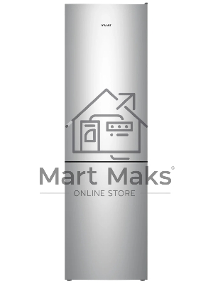 Холодильник Atlant XM-4624-181 серебристый двухкамерный 228/119л морозилка снизу