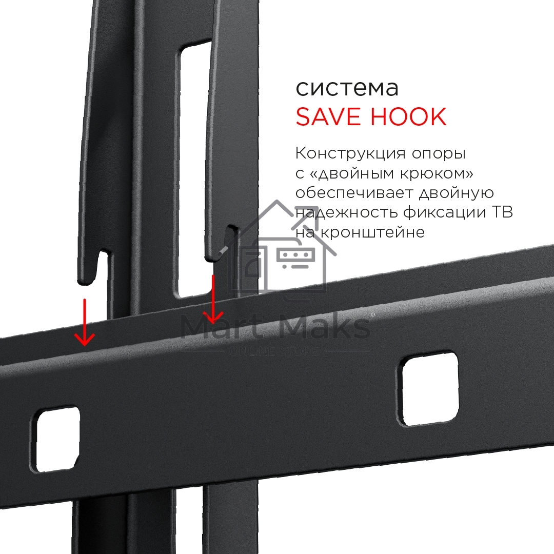Кронштейн для телевизора Holder LCD-F8601-B черный 55
