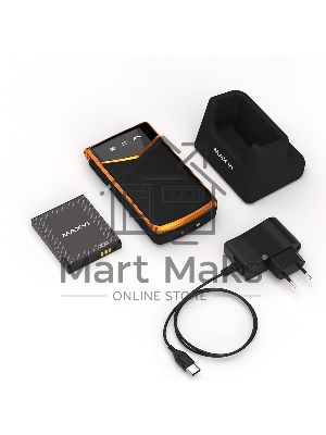 Мобильный телефон Maxvi E11ds черный/золотой