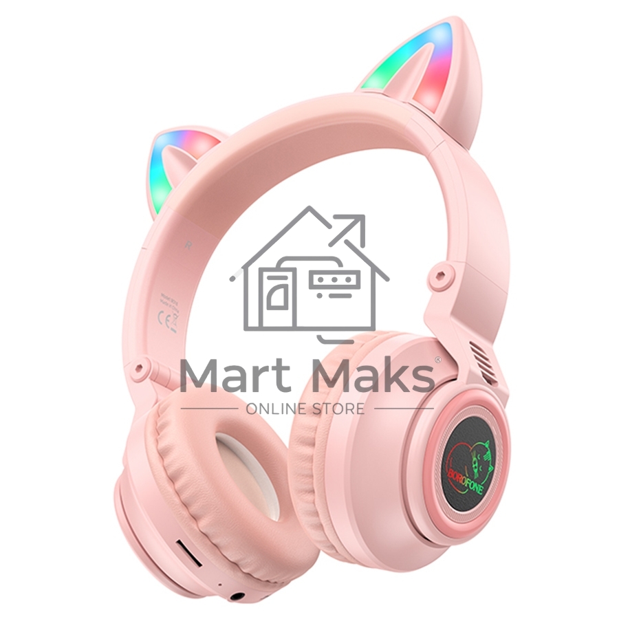 Беспроводные наушники BOROFONE (6974443384963) BO18 Pink