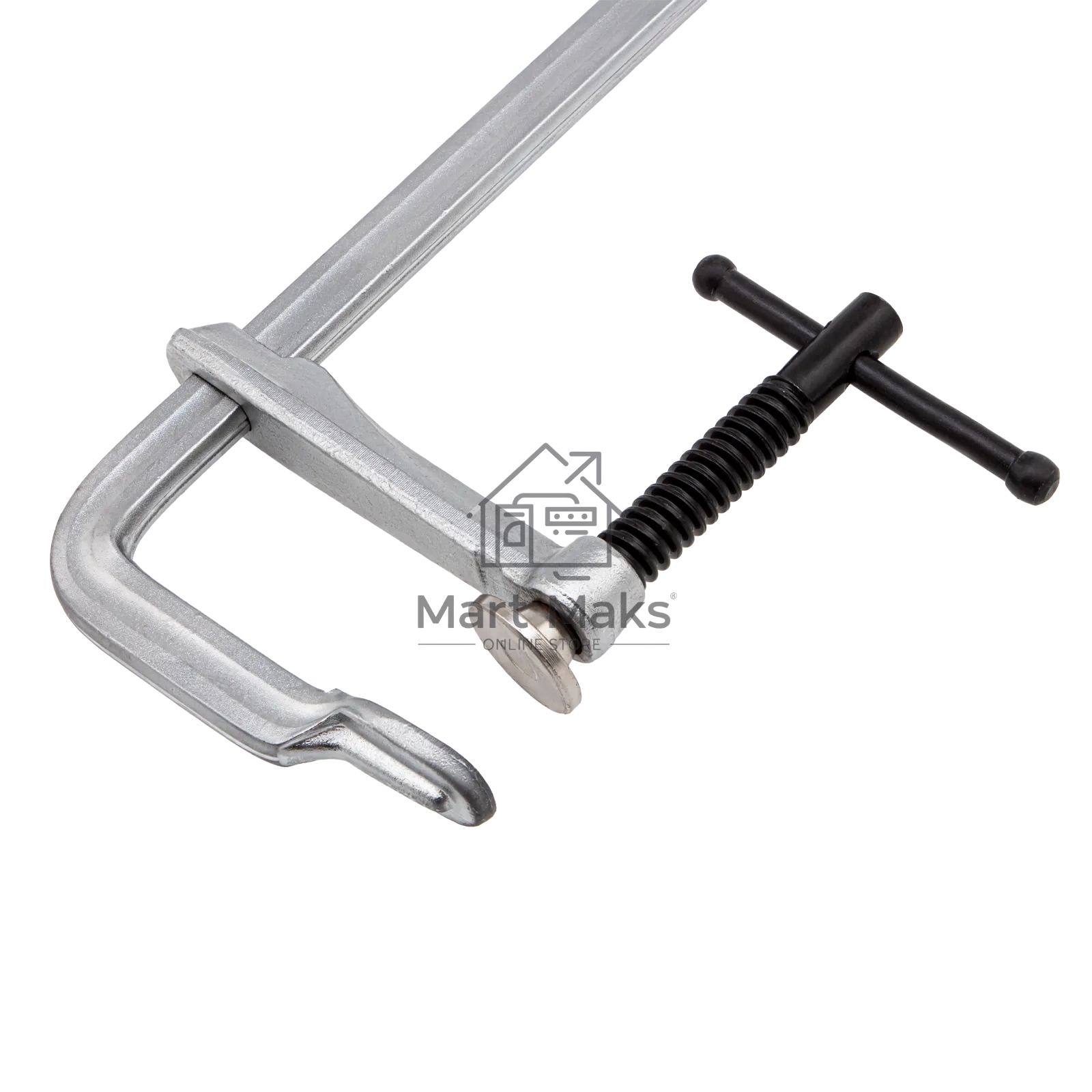 Струбцина Denzel F-образная, 100x600 мм, кованая