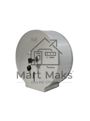 Диспенсер для туалетной бумаги Puff 7615, антивандальный, с ключом, 26х12х27 см