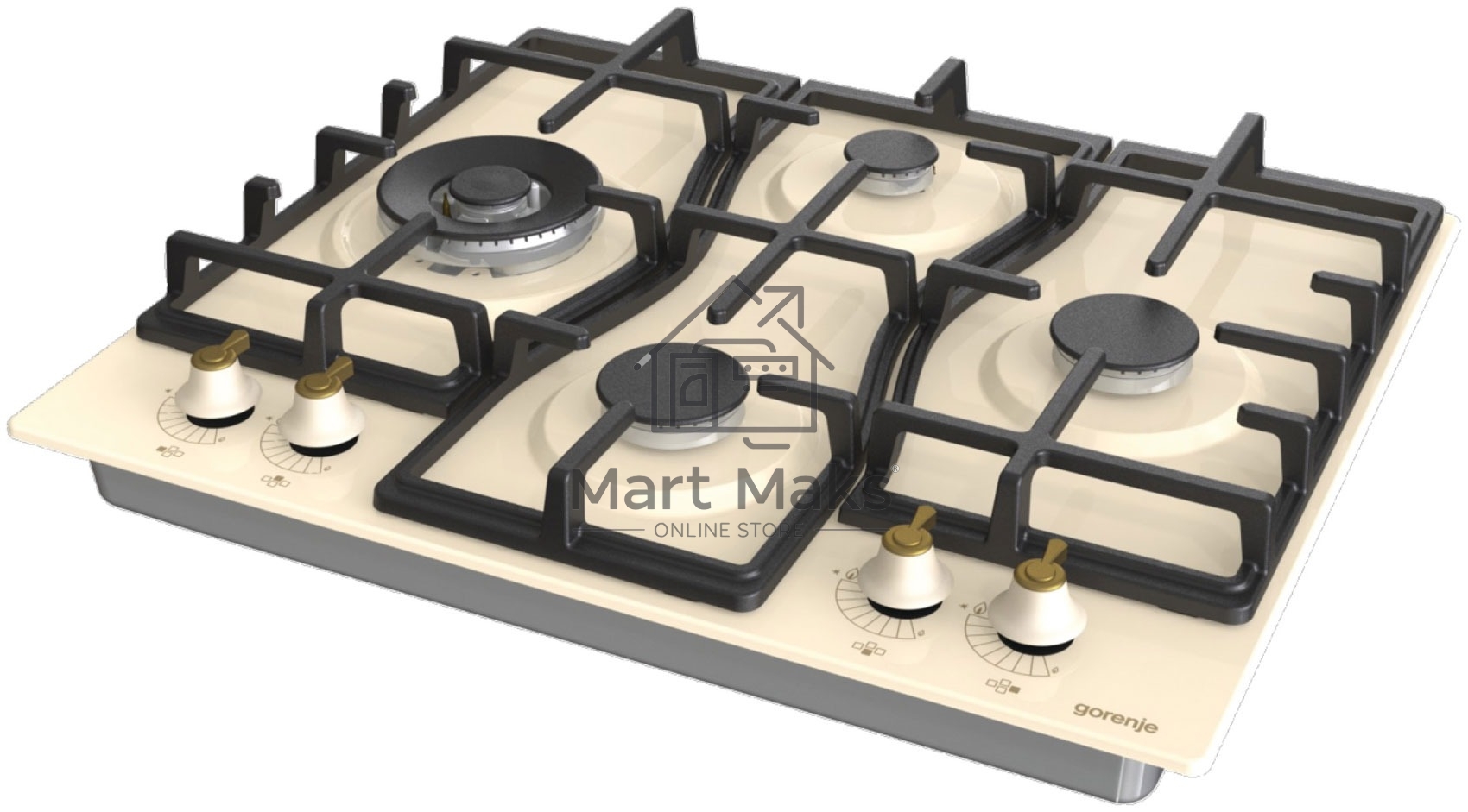 Газовая варочная панель Gorenje GW6D42CLI слоновая кость