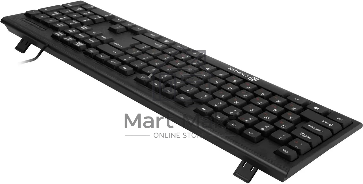 Комплект клавиатура+мышь Oklick 620M проводной, USB, 1200 DPI, чёрный