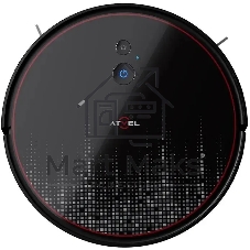 Робот-пылесос Atvel R80 Base черный, 2600 мА*ч Li-Ion, уборка влажная/сухая, пылесборник контейнер 0.34 л
