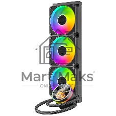 Система водяного охлаждения ID-Cooling SL360 V2 ARGB черный, алюминий/медь, 2500 об/мин, 31 дБ, 4 pin, 350 Вт