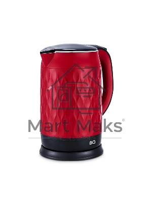 Чайник электрический BQ KT1715P Red-Black. Мощность:1800 Вт, Объем 1.7 л