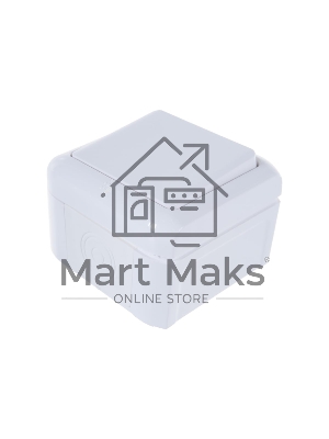 Электроустановочные изделия Legrand Legrand 782300 Выключатель одноклавишный Quteo IP44 (Белый)