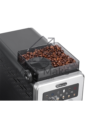 Кофемашина автоматическая BQ CM9003 серебристый/черный, исп. кофе - зерновой, 2 л, 1450 Вт, 15 бар