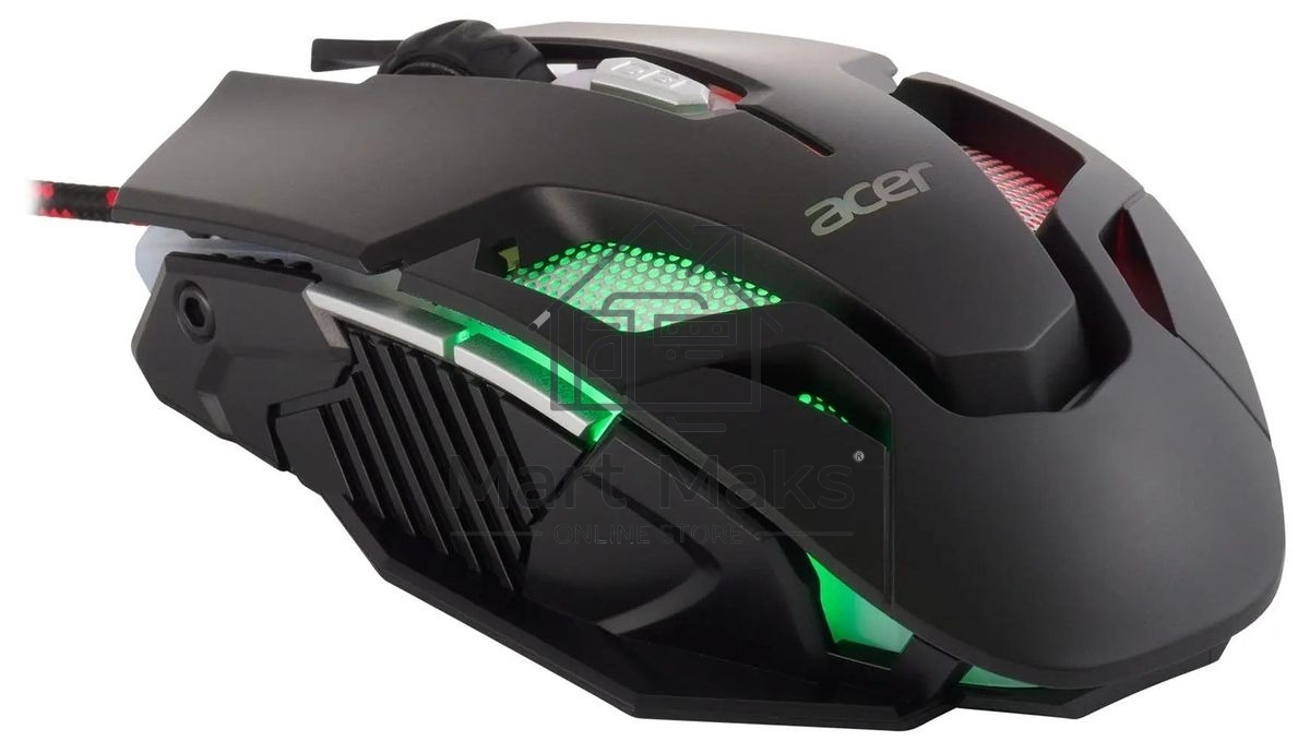 Мышь Acer OMW125 черный оптическая (3200dpi) USB (6but)