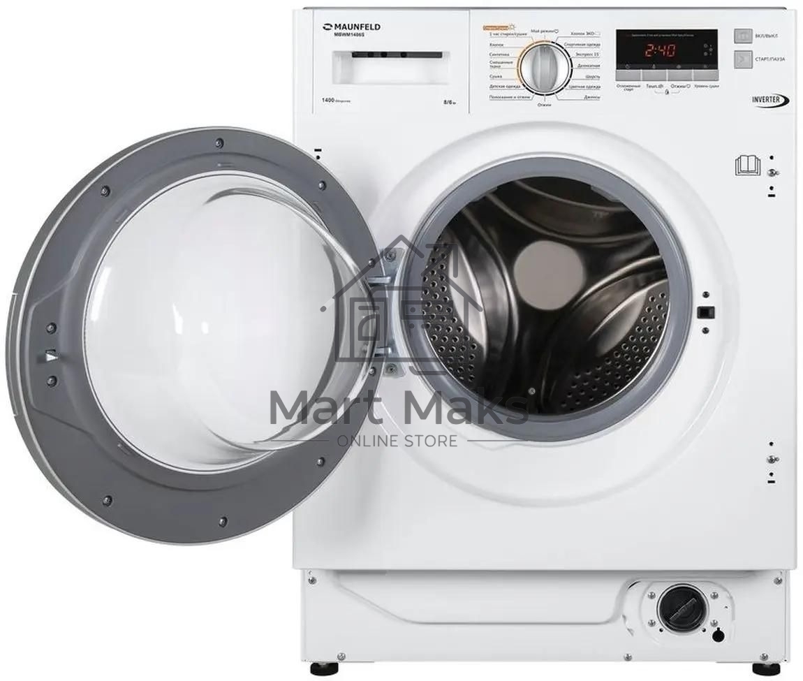Встраиваемая стиральная машина Maunfeld MBWM1486S с сушкой