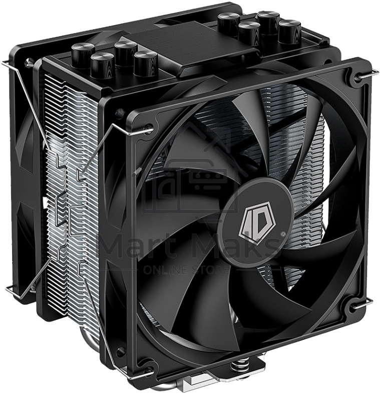 Кулер для процессора ID-COOLING SE-214-XT PLUS черный 120мм алюминий+медь 1800rpm 35.2db 4-pin 200W 150мм